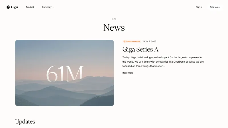 Giga — Blog, скриншот 6/6