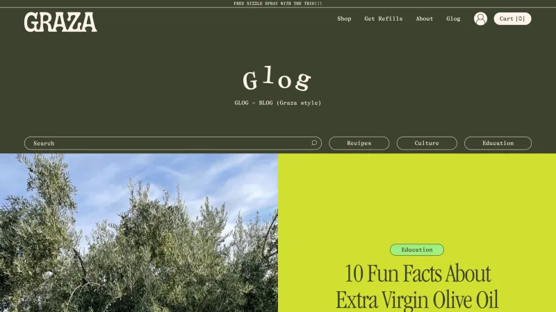 Blog — Graza, Food & Drink UI