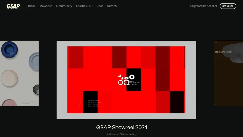 GSAP — Showcase Section, скриншот 8/9