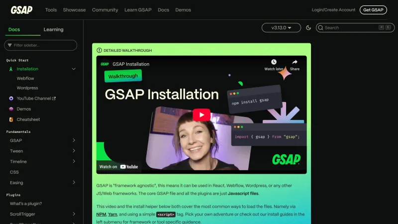 GSAP — FAQ, скриншот 9/9