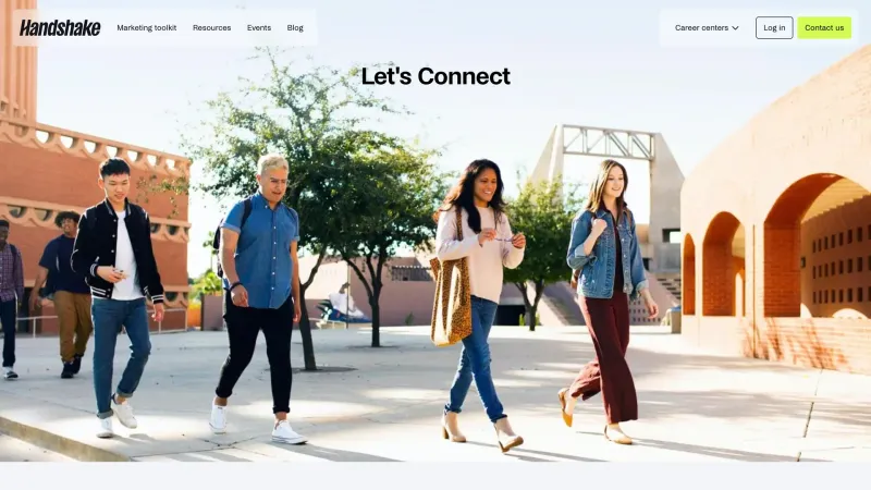 Contact — Handshake, Education UI