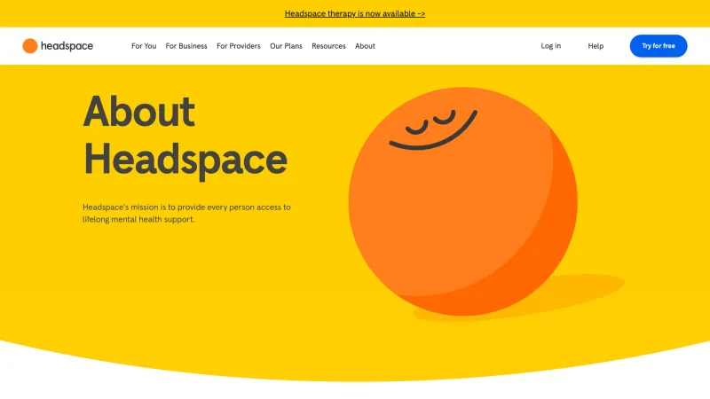 About — Headspace, Health UI