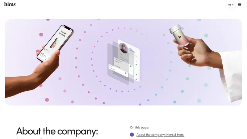 About — Hims, Health UI
