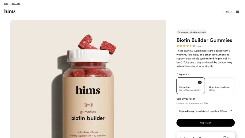 Social Proof — Hims, Health UI