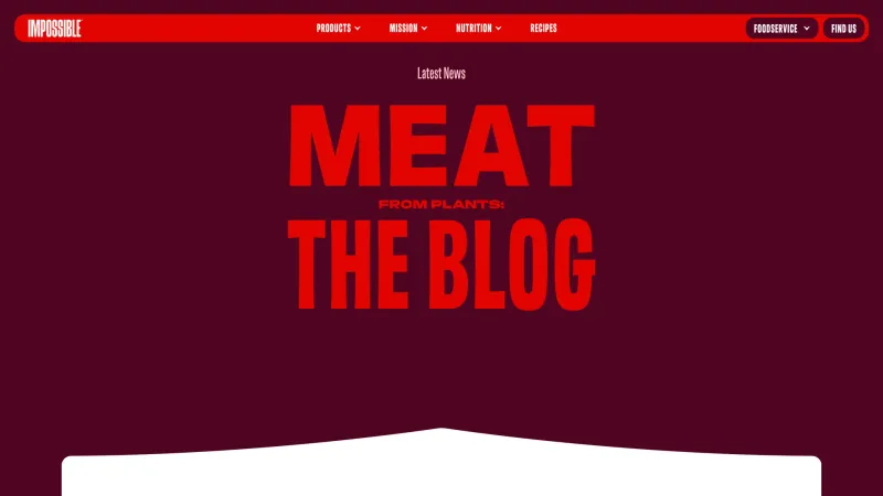 Impossible Foods — Blog, скриншот 4/4