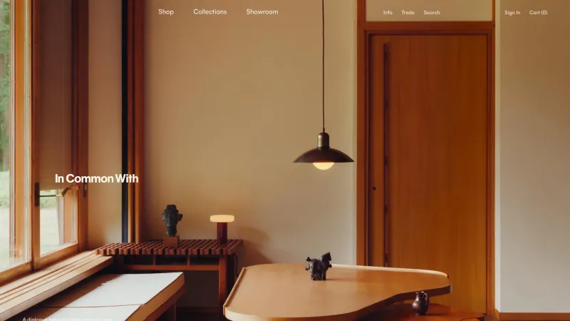 Store — In Common With, Design UI