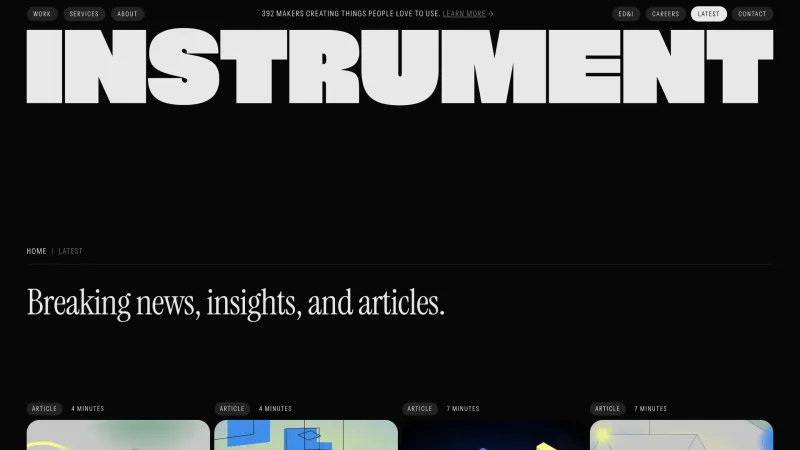 Instrument — Blog, скриншот 3/7