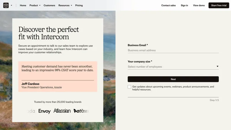 Intercom — Contact, Social Proof, скриншот 3/12