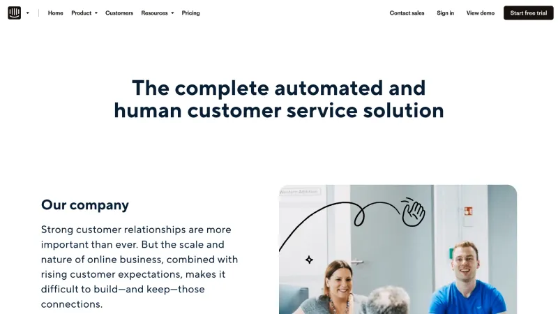 About — Intercom, SaaS UI