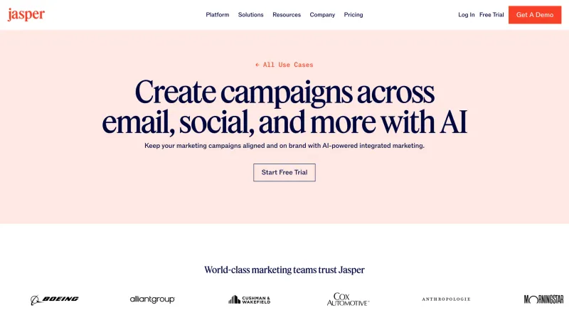 Jasper — Features, Social Proof, скриншот 8/11