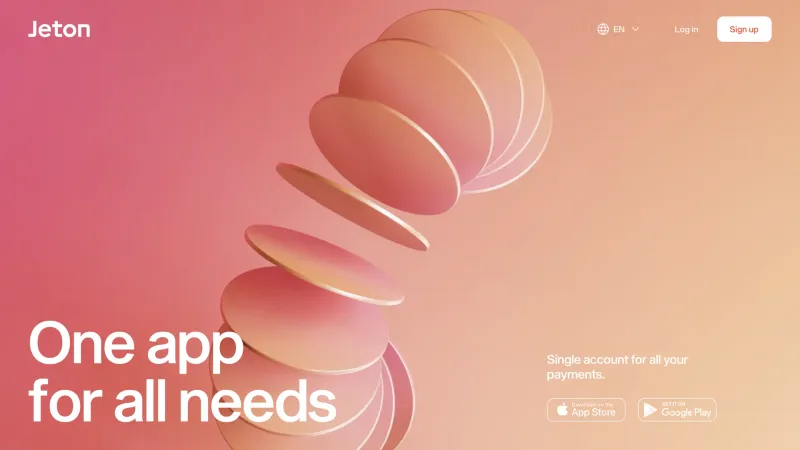 Downloads — Jeton, Fintech UI