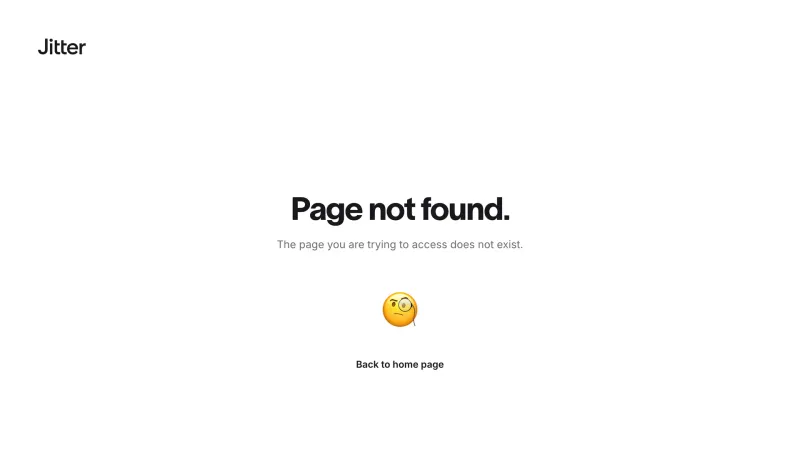 Jitter — 404, скриншот 2/6