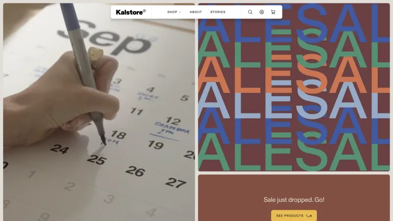 Store — Kalstore, Productivity UI