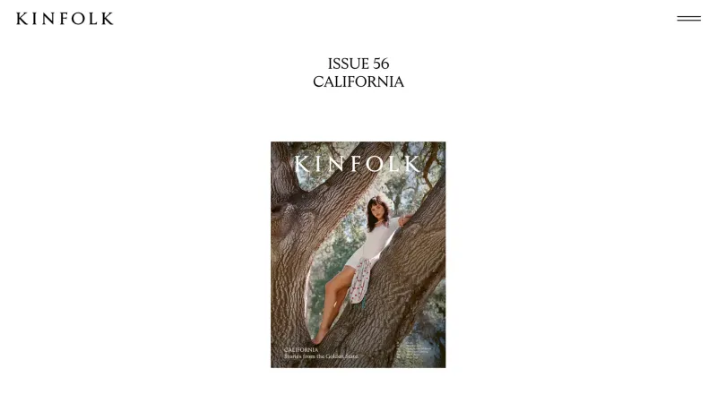 Kinfolk — Hero Section, скриншот 7/7