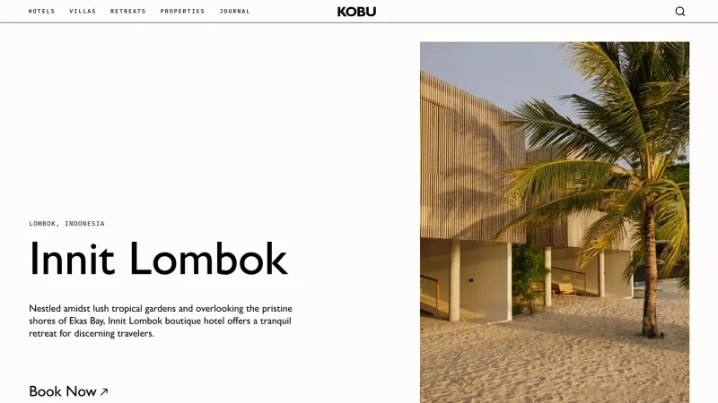 KOBU — Hero Section, Showcase Section, скриншот 2/5
