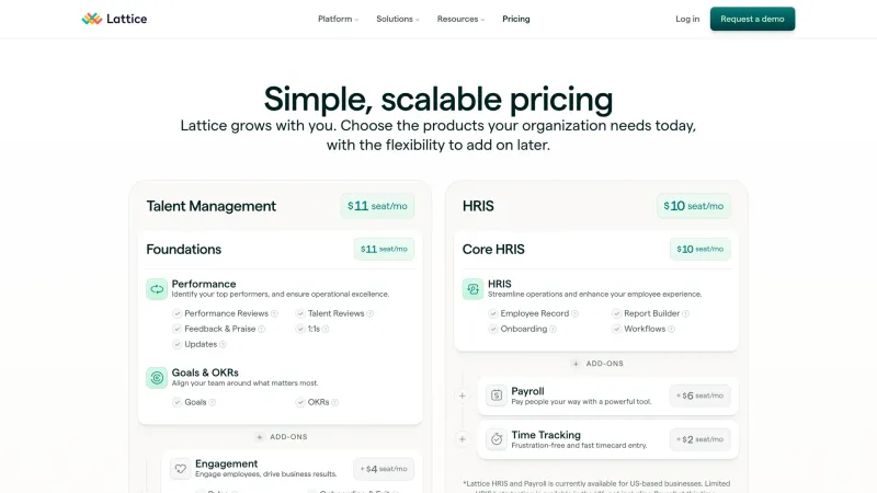 Lattice — FAQ, Pricing, скриншот 5/14
