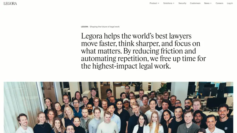 About — Legora, AI & ML UI