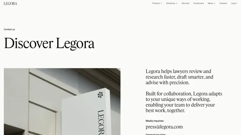 Legora — Contact, скриншот 5/6
