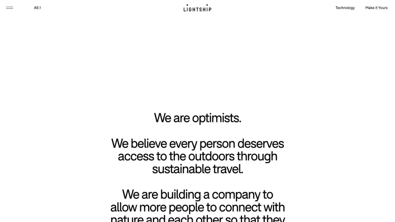 About — Lightship, Travel UI