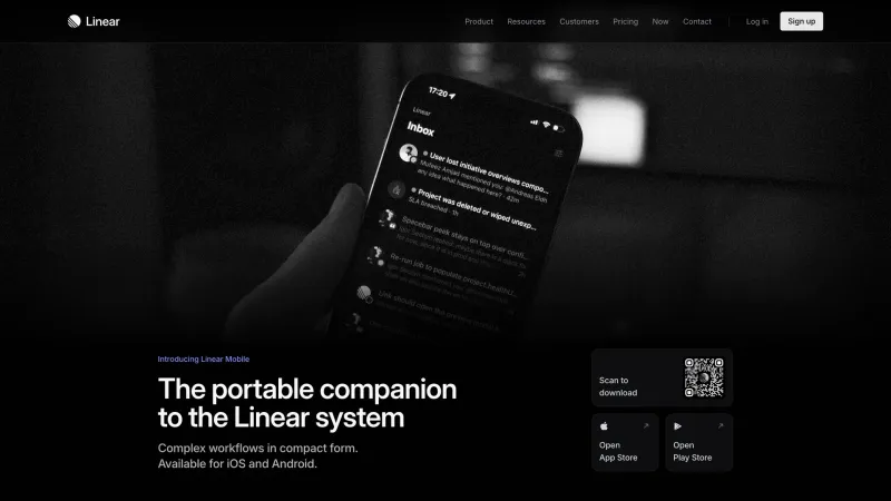 Downloads — Linear, Developer Tools UI