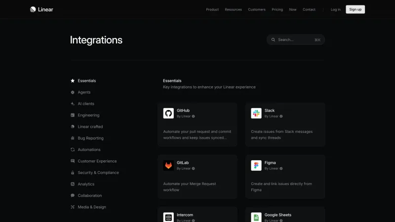 CTA Section — Linear, Developer Tools UI
