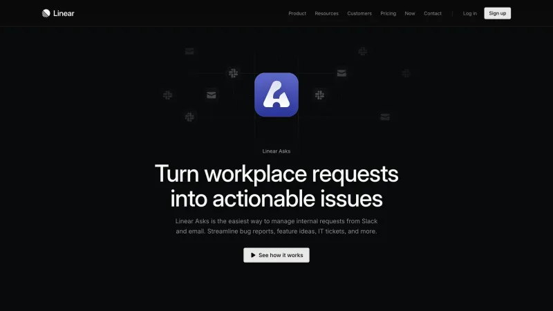 Linear — Features, Hero Section, скриншот 12/18