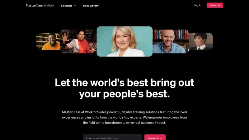Stats Section — MasterClass, Education UI