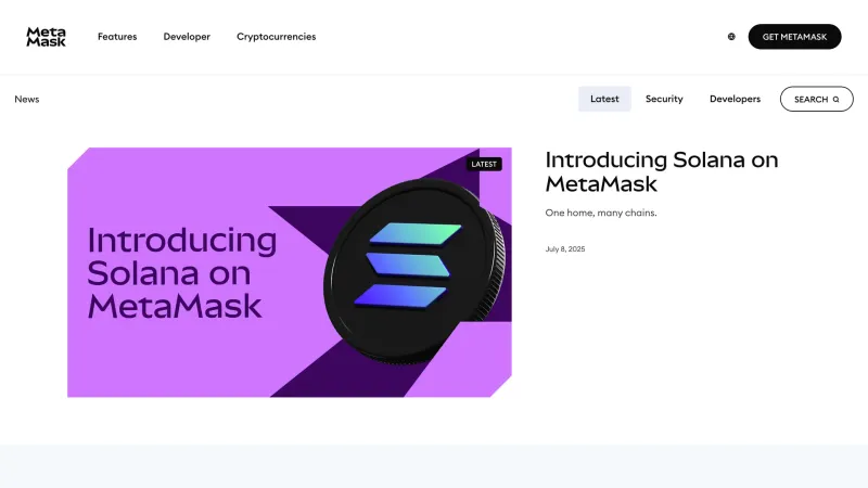 Blog — MetaMask, Fintech UI