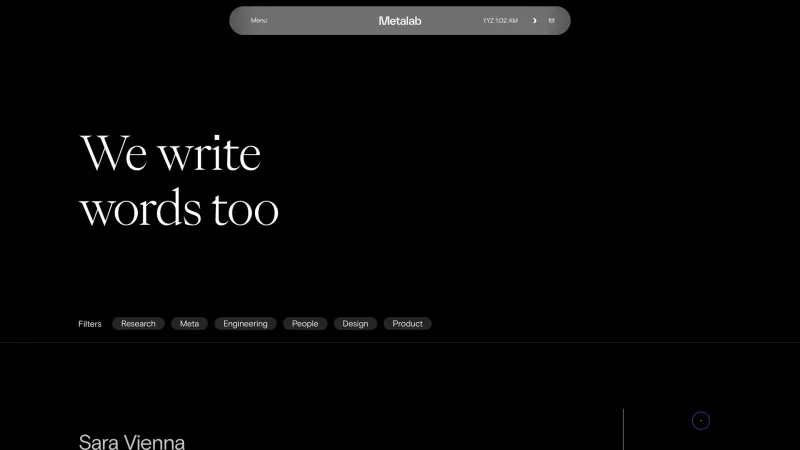 Metalab — Blog, Newsletter, скриншот 2/7