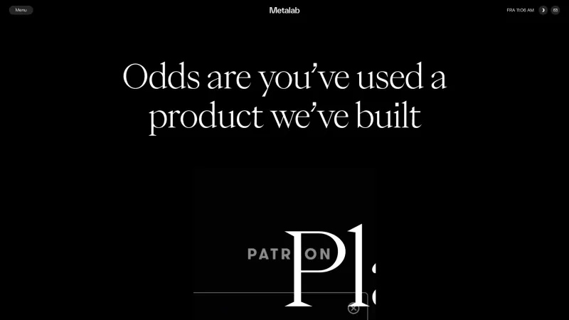 About — Metalab, Design UI