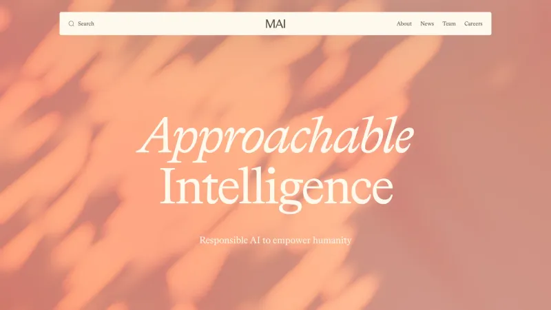 About — Microsoft AI, AI & ML UI
