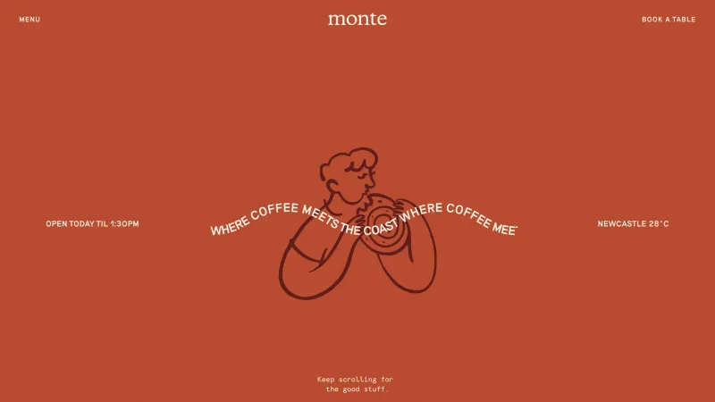 Monte — About, CTA Section, скриншот 2/2
