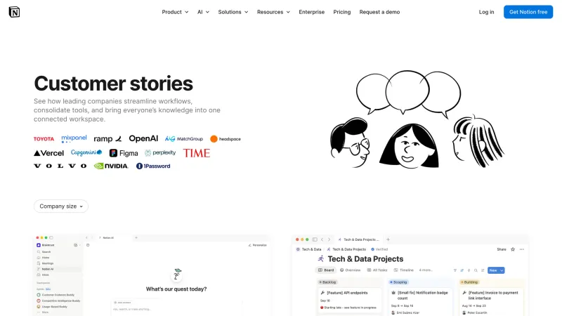 Newsletter — Notion, Productivity UI