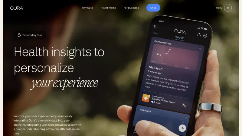 Oura Ring — Features, Social Proof, скриншот 10/11