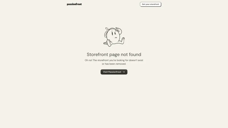 Passionfroot — 404, скриншот 5/8