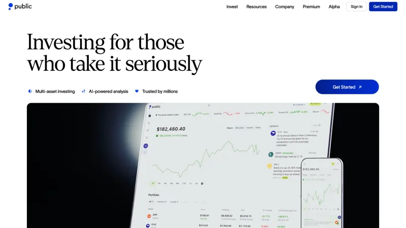 Contact — Public, Fintech UI