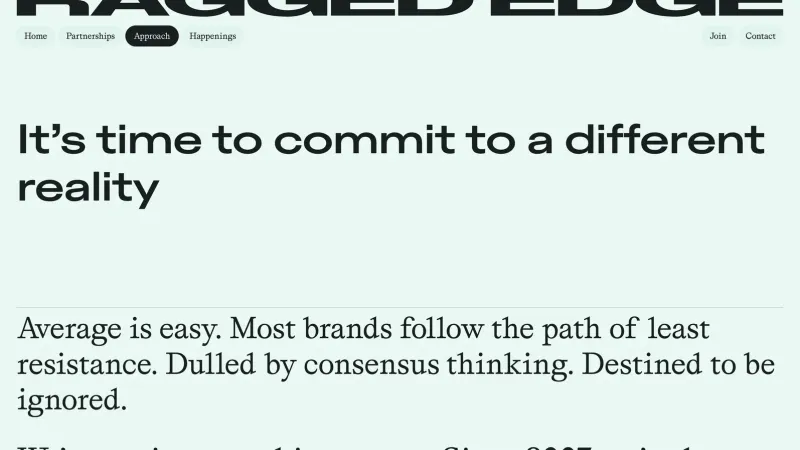 Ragged Edge — About, Social Proof, скриншот 6/6