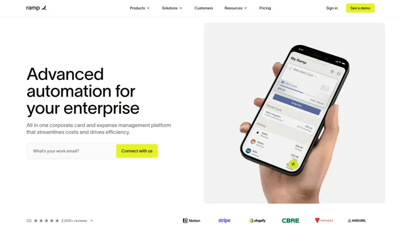 Social Proof — Ramp, Fintech UI