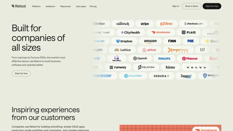 Social Proof — Retool, Developer Tools UI