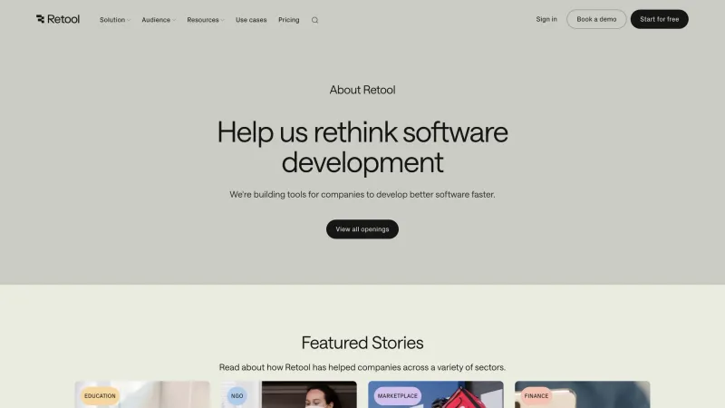 Blog — Retool, Developer Tools UI