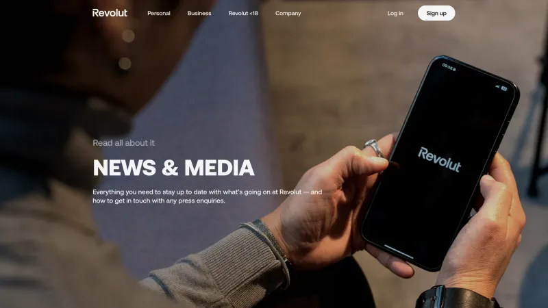 Contact — Revolut, Fintech UI