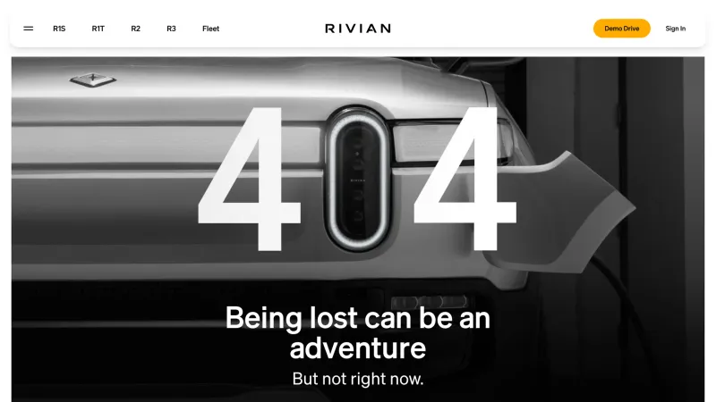 Rivian — 404, скриншот 2/8
