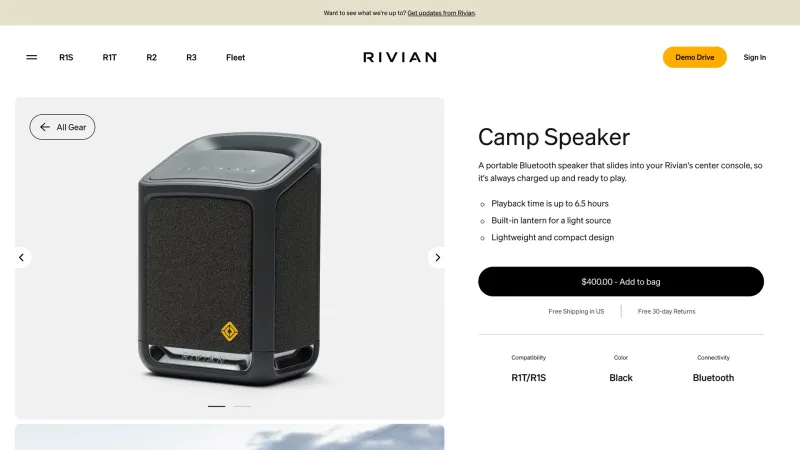 Rivian — FAQ, Features, скриншот 3/8