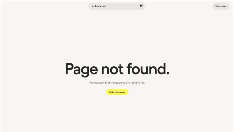 Robot.com — 404, скриншот 5/5