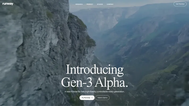 Footer Section — Runway, AI & ML UI