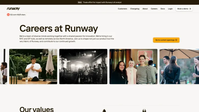 Runway — скриншот 4/4, прошлая версия