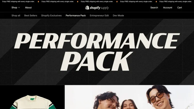 Store — Shopify Supply, E-commerce UI
