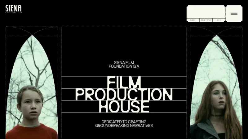 Siena Film Foundation — About, CTA Section, скриншот 4/5
