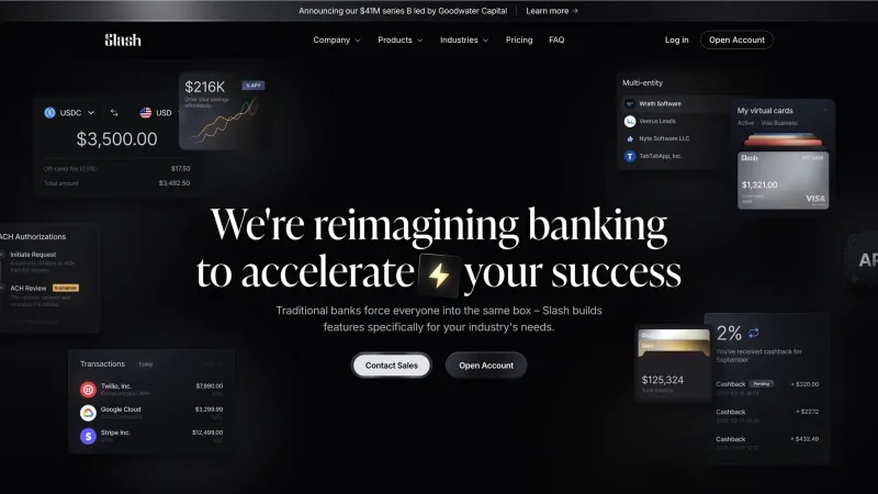 Blog — Slash, Fintech UI