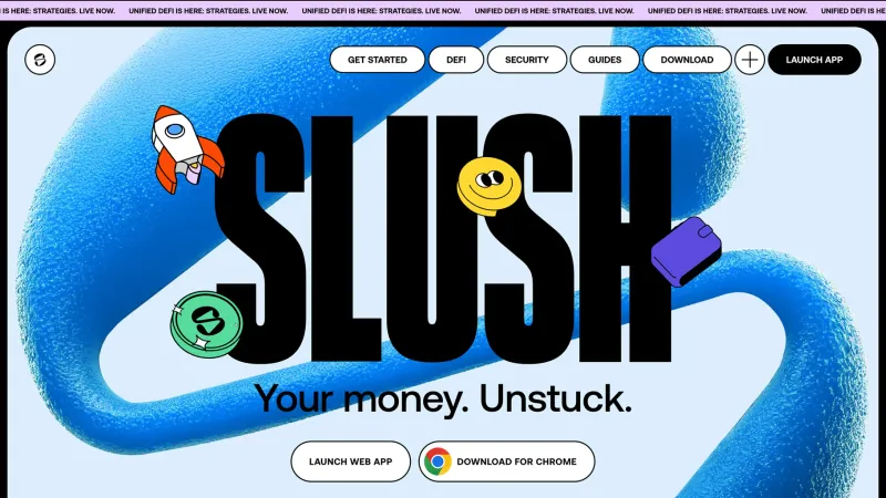 Downloads — Slush, Fintech UI